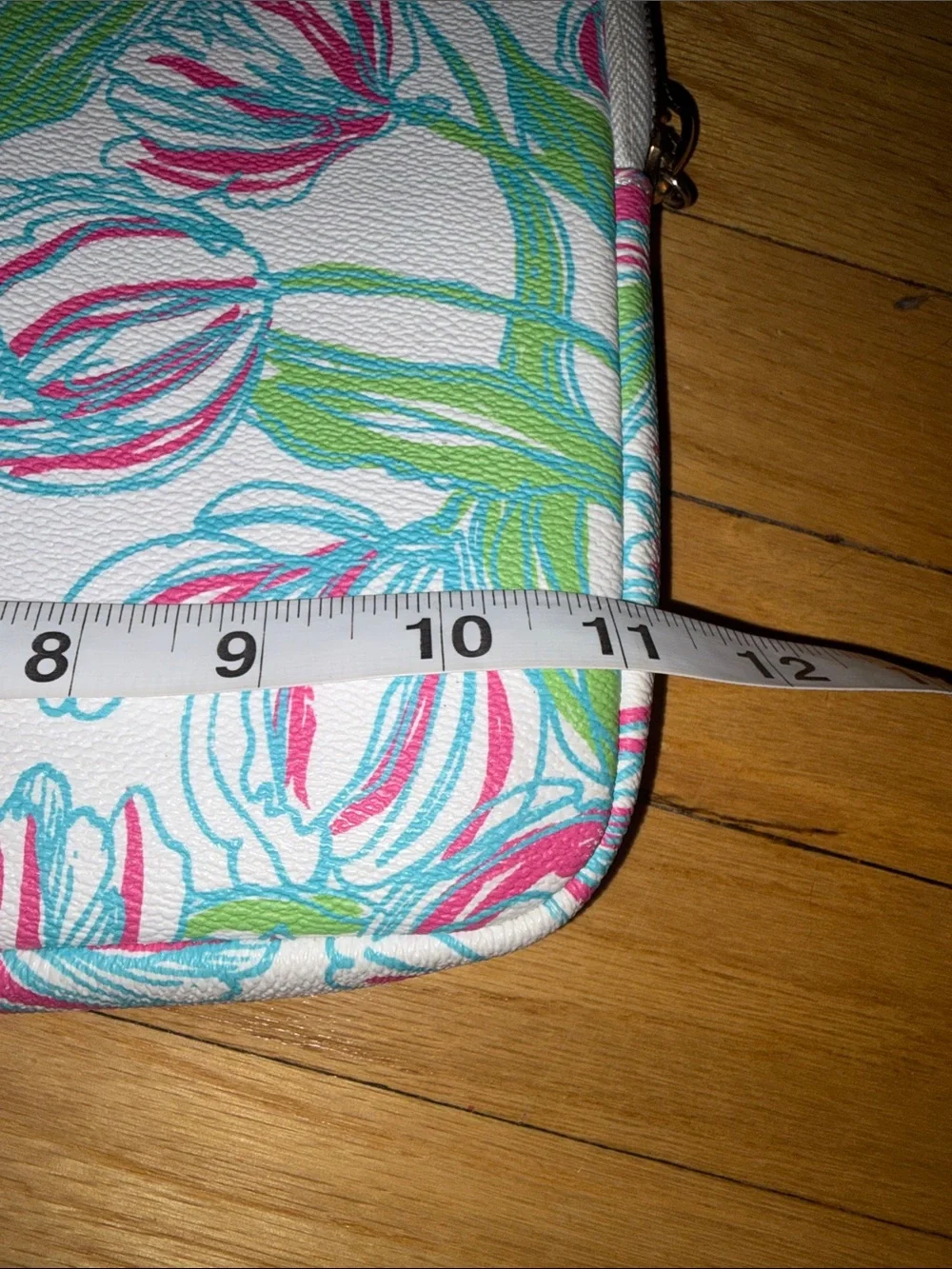 Lilly Pulitzer Pink, Green & White Floral Tech Sleeve